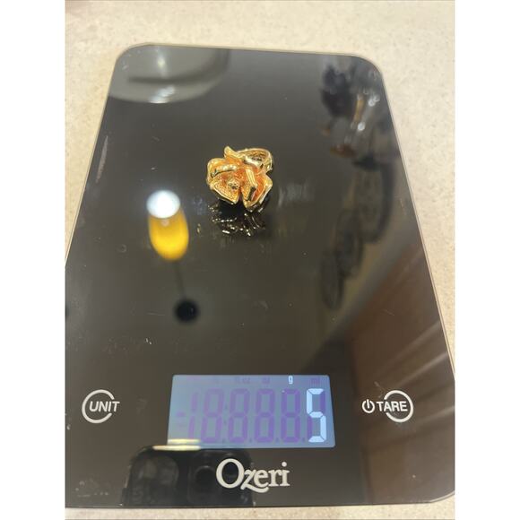 14k Yellow Italian Gold Large Flower Ring 5 grams Size 9 Hollow - Picture 12 of 12